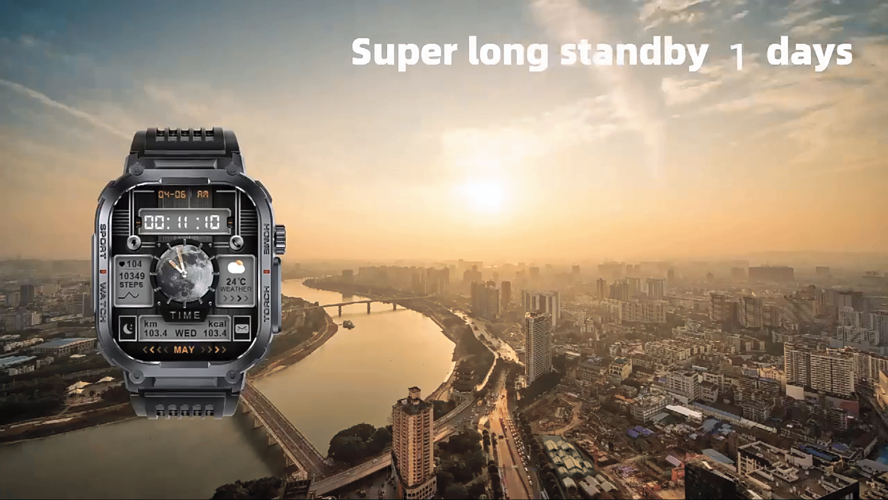 Reloj Inteligente SWAT Ultra Resistente 2025 con Nuevas funcionalidades y Batería Extra Duración